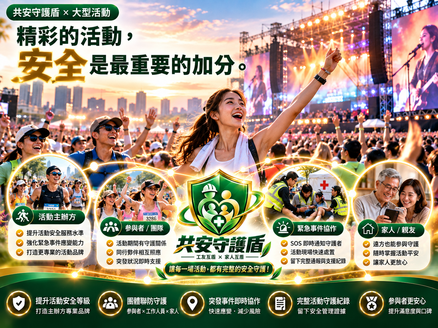 GS-13 共安守護盾主視覺